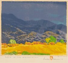 Gustave Baumann : Rain in the Mountains : 1926 : Archival Quality Art Print picture