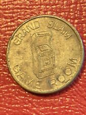 VINTAGE GRAND SLAM GAME ROOM TOKEN TIMES SQUARE NEW YORK OBSOLETE picture