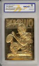 DAN MARINO 2000 23KT Gold Card NFL All-Time Passing Leader Graded GEM MINT 10 picture