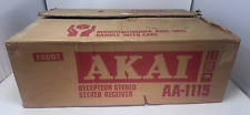 AKAI STEREO Receiver AA-1115 FM/AM In Original Box W/Manual (Tested Working) picture