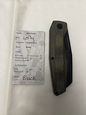 Vero Engineering Vero Axon. USED WITH TAGS. Lefty M390. Micarta Handle. Black picture