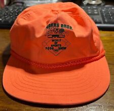 Vintage Bigger Bros World of Sports Food Show 1991 Neon Rope Baseball Cap Hat TP picture