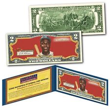 JACKIE ROBINSON 1952 Topps #312 Brooklyn Dodgers iconic Card Art U.S. $2 Bill picture