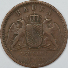 1859 German States Baden 1 Kreuzer picture