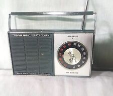Vintage Realistic Patrolman 12-629A Portable AM/VHF Radio, 1970s Tested Working picture
