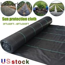 Heavy Duty Weed Barrier Fabric Woven Earthmat Ground Cover 3.2 Ounce Landscape picture