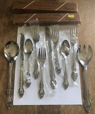 Vintage Elegante Japan Stainless Flatware Place Settings and Serving Spoons 2 picture