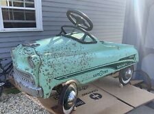 ✨Vintage Murray Champion Rocket Ball Bearing Pedal Car - Complete- Mint Green✨ picture