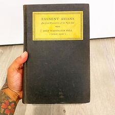 Vintage 1929 Hardcover Book Eminent Asians by Josef Washington Hall picture