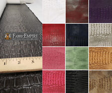 CROCODILE VINYL TOLEX FABRIC ALLIE UPHOLSTERY BY THE YARD IN 9 COLORS picture