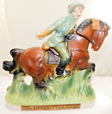Vintage Stitzel Weller Rebel Yell Southern Collection Decanter Calvary AS IS picture