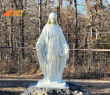 34 inch Virgin Mary Garden Statue Christian Outdoor Figurine Sculpture Decor picture