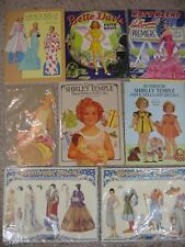 Vintage Lot of 8 Paper Dolls Books Bette Davis-Norma Talmadge-Colleen Moore picture