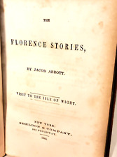 THE FLORENCE STORIES, Jacob Abbott, 1864, Illustrated VISIT TO THE ISLE OF WIGHT picture