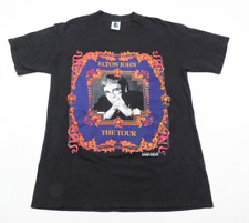 Vintage Elton John 1992-1993 The Tour Shirt Adult Large Black Gianni Versace picture