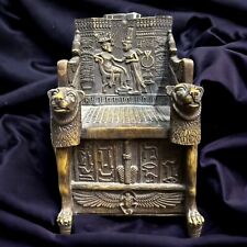 Authentic King Tut Throne - 18cm Height - Ancient Egyptian Pharaoh Artifact picture