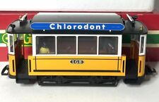 Vintage LGB 3500 Chlorodont Streetcar Trolly Tram Car Lighted G-Scale picture