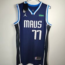 New Luka Doncic #77 Embroidered Jersey Blue picture