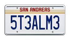 Grand Theft Auto San Andreas | STEAL ME | Metal Stamped Replica License Plate picture