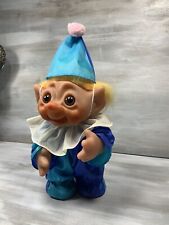 Rare Norfin Troll Doll Thomas Dam 1977 Denmark 9.5” Vintage Clown Collectible picture