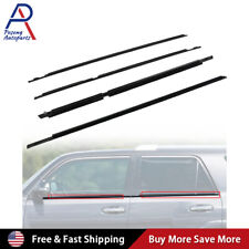 4PCS Weatherstrip Window Moulding Trim Seal Belt for Toyota 2003-2009 4Runner picture