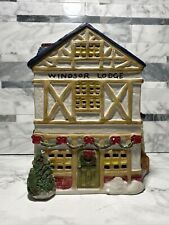 Lemax 1991 Windsor Lodge Christmas House Rare picture