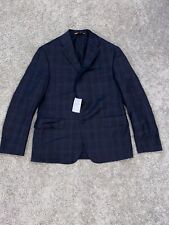 Hickey Freeman New York Suit Jacket & Pants Gray Blue NWT Retail $1895 picture