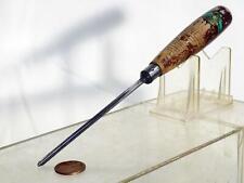 Vintage Henry Taylor Wood Carving Gouge Chisel #11 Sweep 1/16