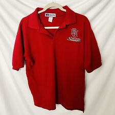 Vintage Oklahoma Sooners Polo Shirt Adult Medium Red College Sports Team 90s picture