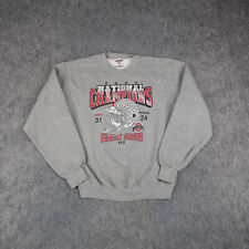 Vintage Ohio State Buckeyes Sweatshirt Mens Medium Sweater 2002 National Champs picture