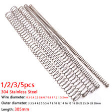 Compression Spring 304 Stainless Steel 305mm Pressure Spring Wire Dia 0.3mm-2mm picture