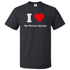 I Love My Marine Iguana T shirt I Heart My Marine Iguana Tee picture