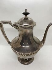 Vintage Carson Pirie Scott Coffee/ Tea Pot Quadruple Silver Plated picture