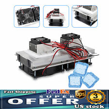 12V Thermoelectric Peltier Refrigeration Cooling System Cooler Fan DIY Kit New picture