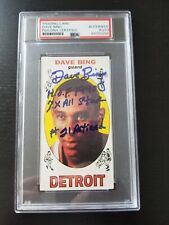 Dave Bing Signed 1969 Topps Rookie Auto PSA/DNA Certified Autographed Card picture
