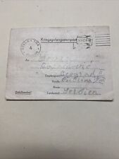 Rare 1942 Germany Stalag VII Concentration Camp Letter Cover KZ Woman WW2 picture