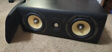 B&W Bowers and Wilkins LCR60 S3 Center Channel Speaker (Black) (Repaired) picture