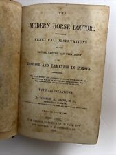 The Modern Horse Doctor By Dr George H Dadd Antique 1860 Hardcover picture