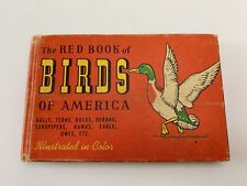 Vintage Red Book of Birds Vintage Bird Book 1941 picture