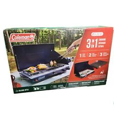 Coleman Classic 3-in-1 2 Burner Camping Stove, Blue Nights New Sealed picture