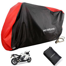 NEVERLAND L Bike Motorcycle Cover Waterproof Scooter Outdoor Rain Protection Red picture