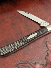 Vintage 1970's Case XX Slim Line Trapper 61048  Pocket Knife - Great Snap picture