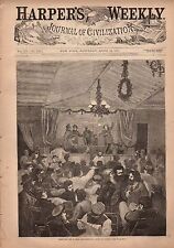 1871 Harpers Weekly April 22 - Saragossa;English Schools for imbeciles and Blind picture