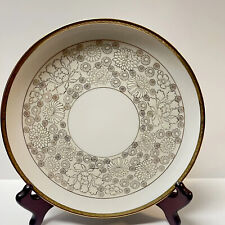 ANTIQUE SHOZAN KUTANI JAPANESE HAND PAINTED Gold Floral Dinner Plate Rare picture