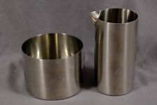 Vintage CYLINDA-LINE  Stelton Stainless Creamer and Sugar Bowl (No Lid) picture