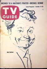 VTG. RED SKELTON - TV GUIDE MAGAZINE, VOL. 9, NO. 41 • OCT. 14, 1961 ISSUE #446 picture