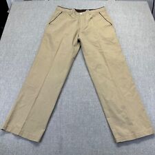 Paul Smith London Chino Pants Mens 34x30 Brown Straight Relaxed Golf picture