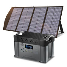 ALLPOWERS 2000W Power Station Emergency Generator with 140W Solar Panel for RV picture