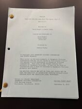 Frasier “And The Dish Ran Away With The Spoon, Part 1” Original Script 2000 picture