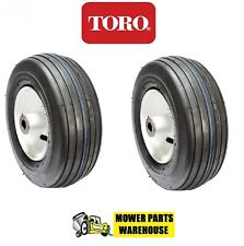 2 NEW PNEUMATIC TIRE WHEEL ASSEMBLY TORO TIMECUTTER 130-0736 11X4.00-5 ZS SS MX picture
